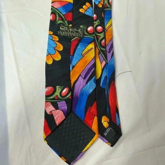 Rush Limbaugh No Boundaries collection 100% silk men’s tie made in the USA blue - Picture 4 of 6